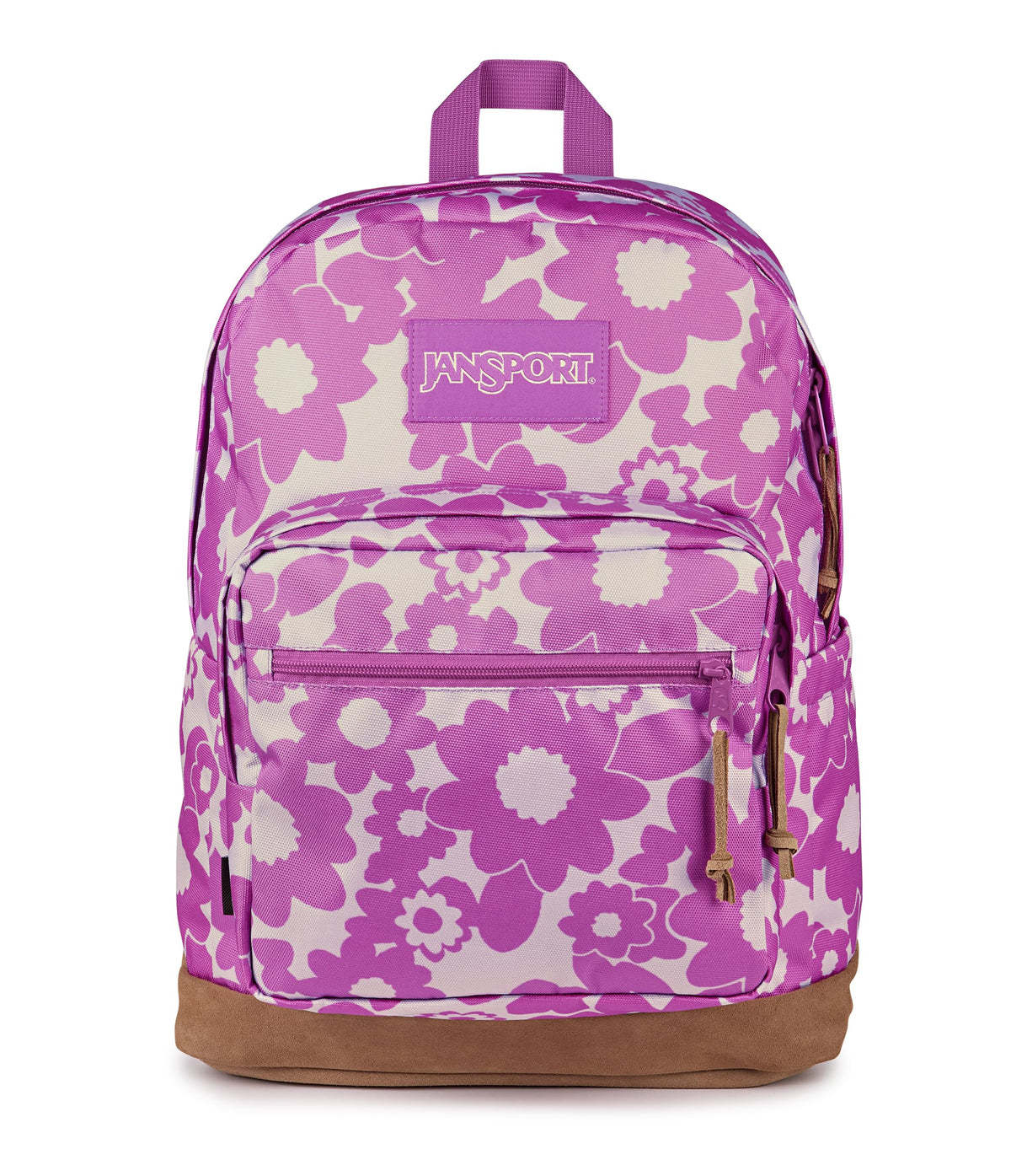 JanSport Right Pack Backpack - Durable Daypack with Padded 15 Laptop Sleeve, Spacious Main Compartment & Integrated Water Bottle Pocket - Blossom Bae