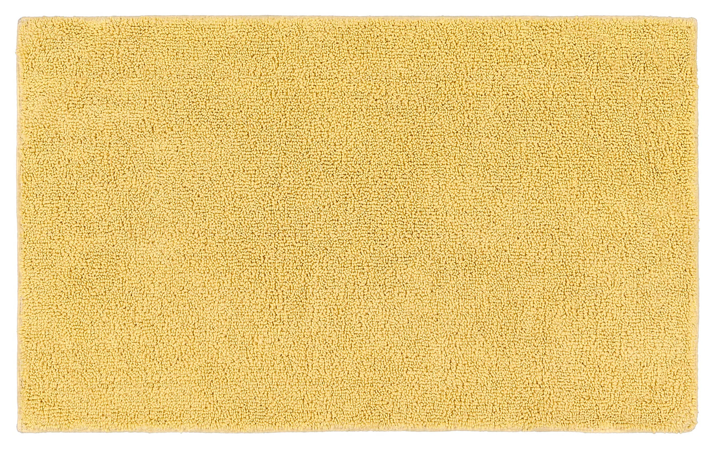 Garland Rug Queen Cotton Soft Yellow 24" x 40" Ultra Soft, Plush, Highly Absorbent, Machine Washable Shower & Bathroom Floor Towel, Non-Slip…