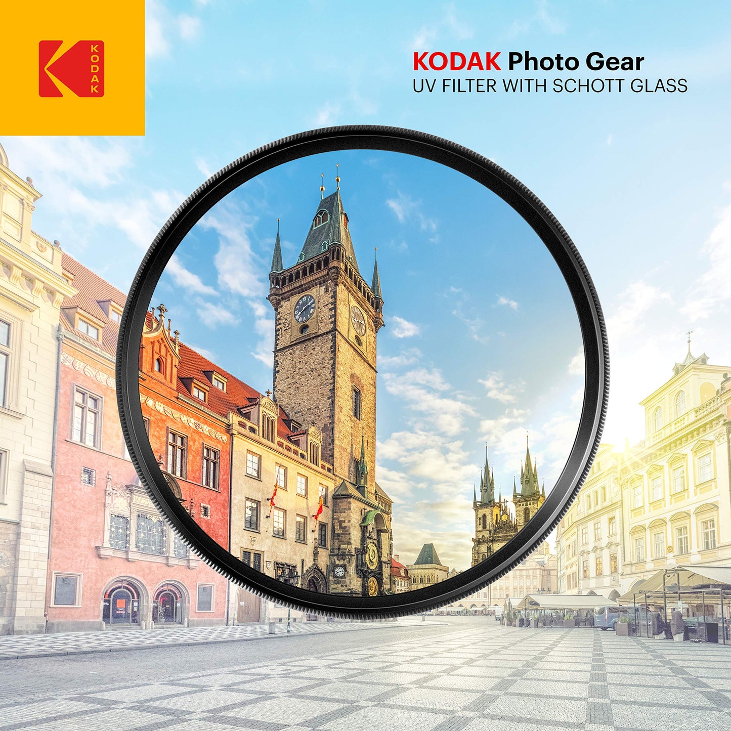 KODAK 37mm UV Filter | German Schott Glass Premium Ultraviolet Filter, Slim 18-Layer Polished Coating | Absorbs Atmospheric Haze Protects Lens
