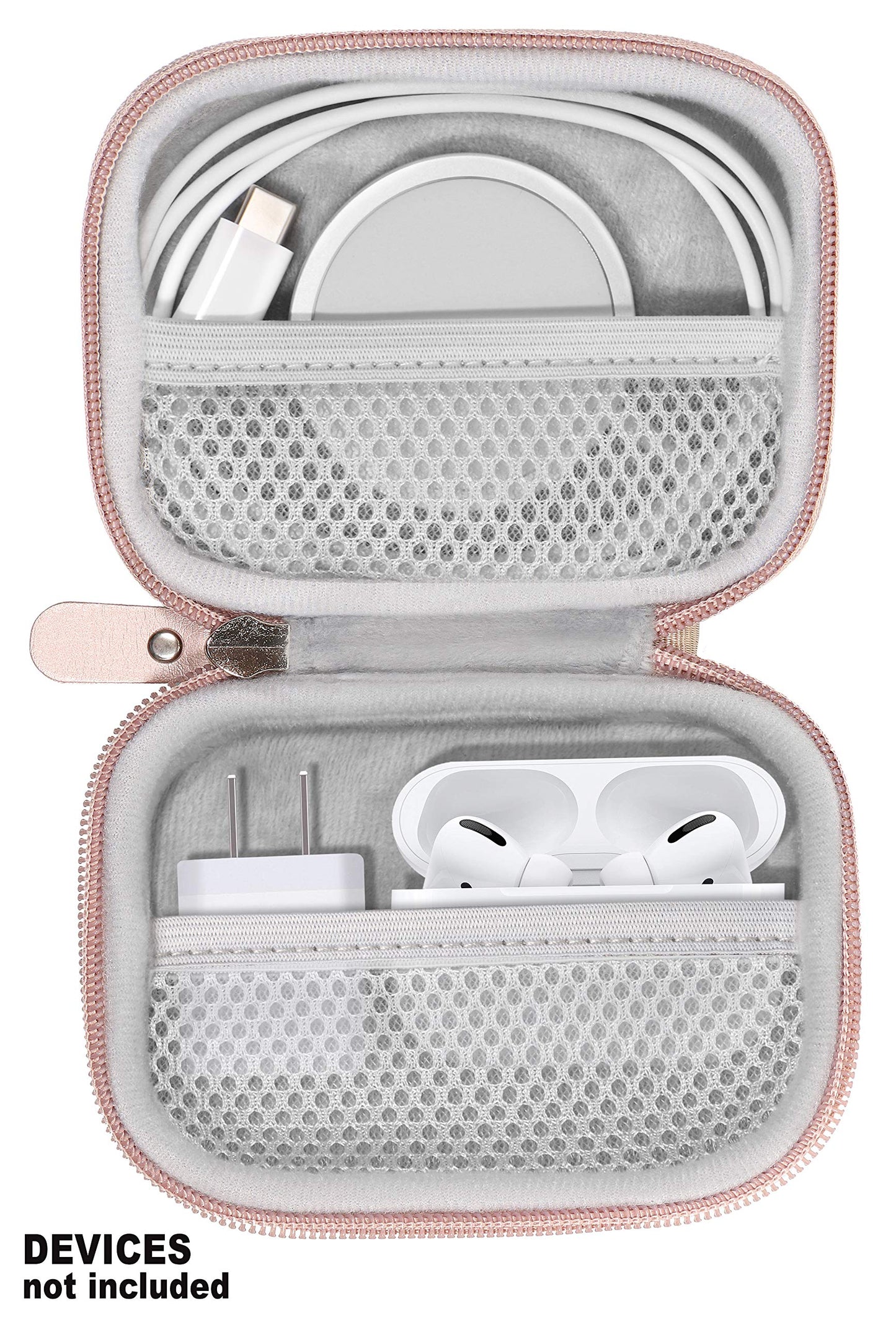 CaseSack All-in-One Case for iPhone MagSafe Charger & Battery Pack, Storage for Accessories/Power Adapter/Charge Cable/Docks, Compatible with AirPods