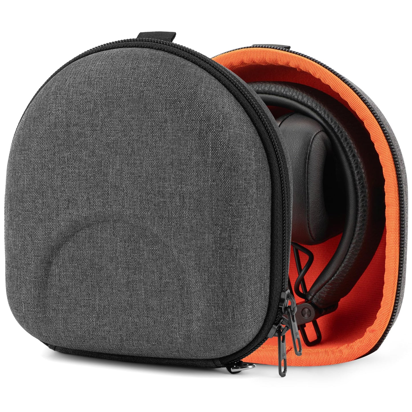 Geekria Shield Headphones Case Compatible with Marshall Major V/IV/III/II, Mid ANC and More, Replacement Hard Shell Travel Carrying Bag (Dark Grey)