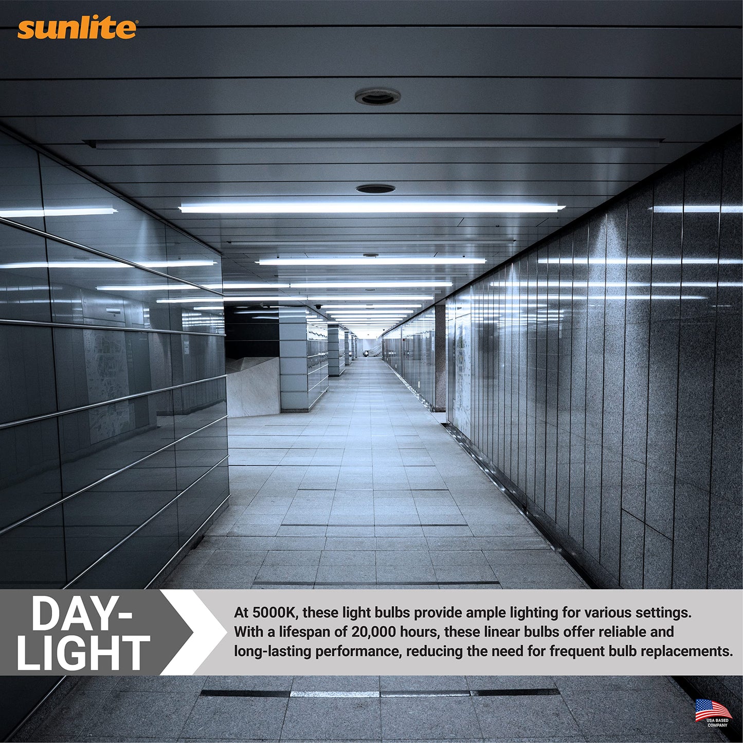 Sunlite F32T8/SP850 4 Foot T8 Linear Fluorescent Light Bulb, 32 Watts, 3050 Lumens, Medium Bi-Pin (G13) Base, 5000K Daylight, High Performance, 10