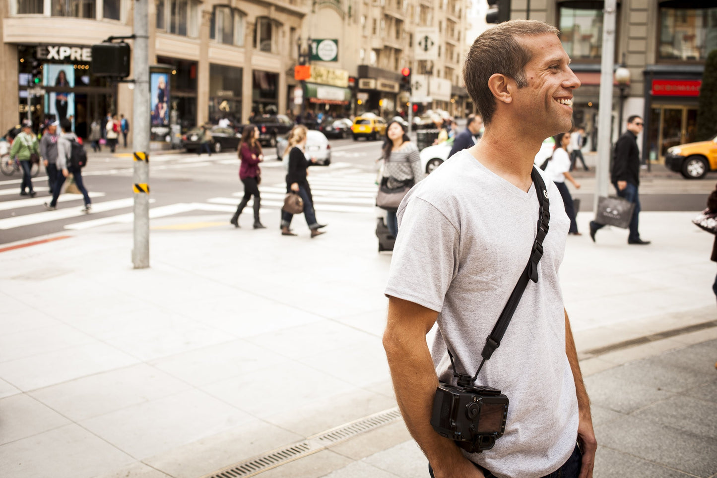 Custom SLR Air Strap: Padded Camera Shoulder Sling Strap for DSLR, Micro Four Thirds, Mirrorless, Compact Cameras