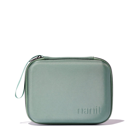 Nanit Travel Case - Protective Hard Shell Carrying Case Pro Baby Monitor and Multi-Stand Travel Accessory, Green