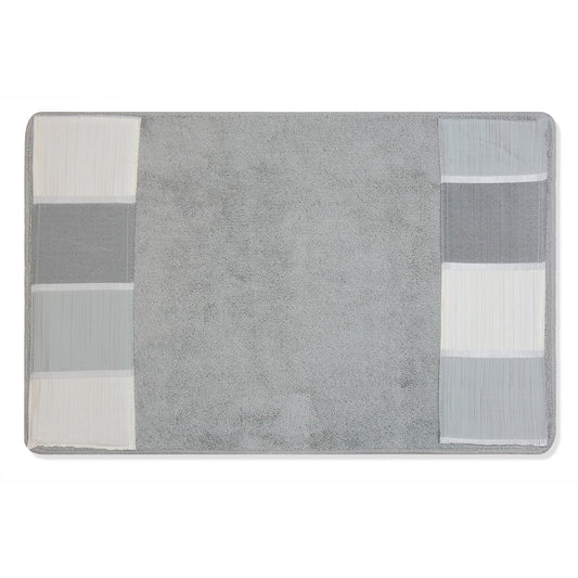 Popular Bath Modern LINE, Bath Rug, Grey