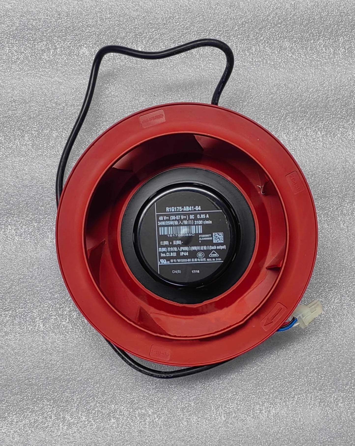 R1G175-AB41-64 DC48V 0.85A 34W 4-Wire Air Purifier Cooling Fan