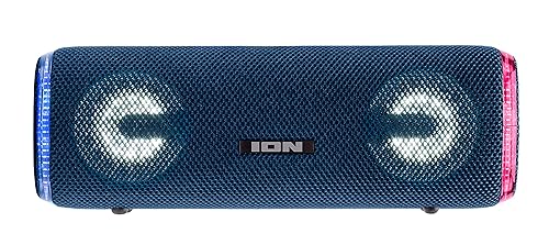 ION Audio Slam Jam - IPX7 Waterproof Bluetooth Speaker with Microphone, Rechargeable Battery, 15 Drum Sounds, Aux Input and USB Charge Port, midnight