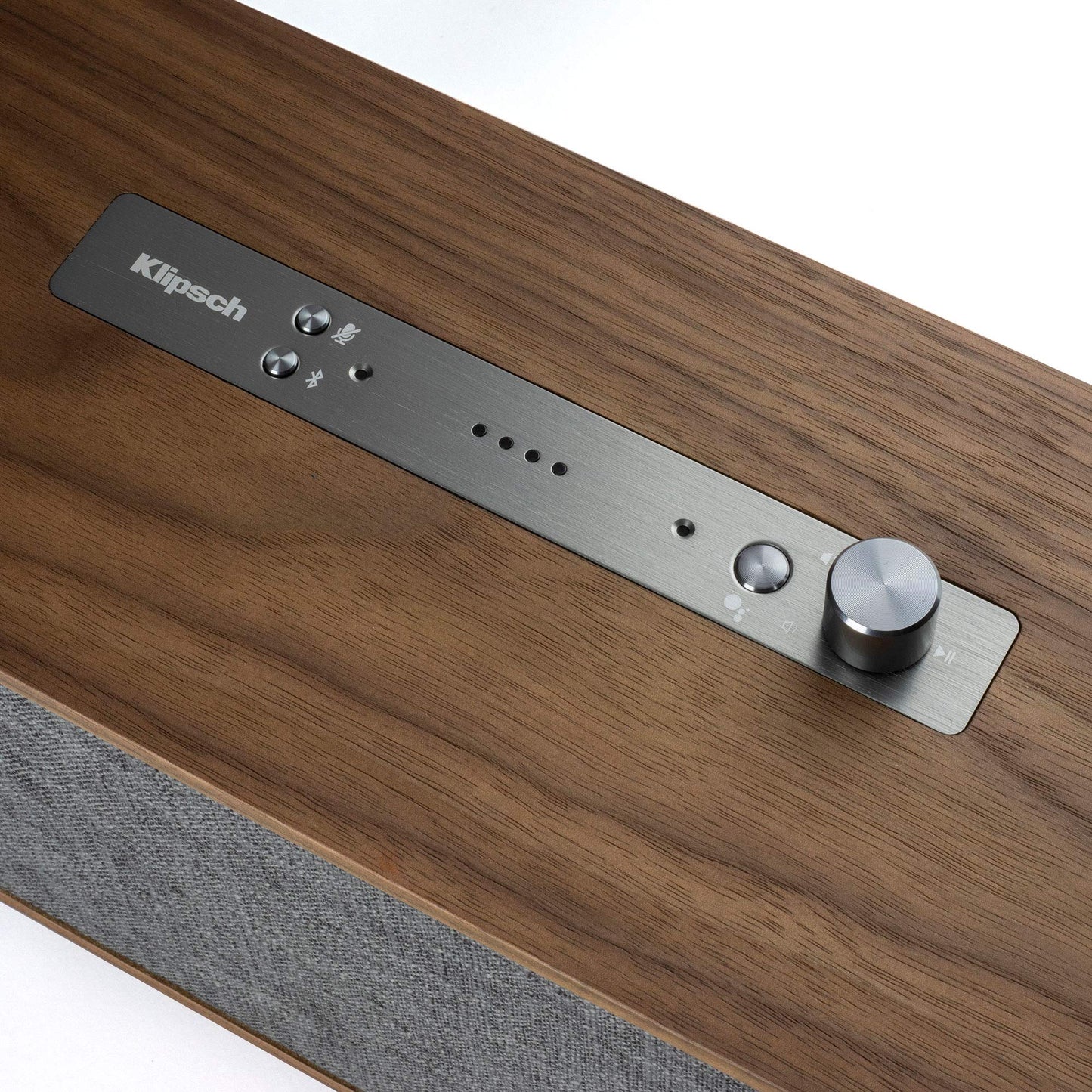 Klipsch The One Tabletop Wireless Stereo in Walnut | Bluetooth-Enabled, Multi-Room Ready, and fits Almost Anywhere