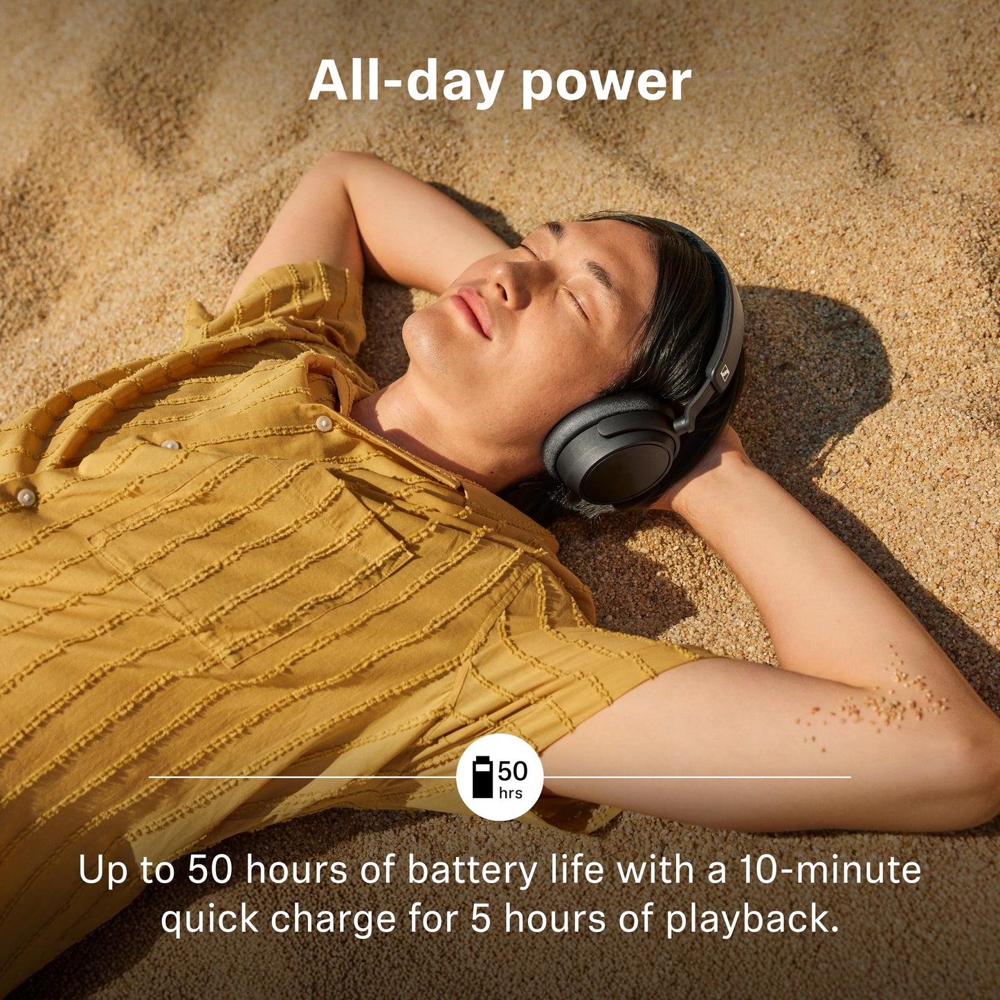 Sennheiser ACCENTUM Plus Wireless Bluetooth Headphones Noise Cancelling - Quick-Charge Feature, Up to 50HR Playtime, Adaptive Hybrid ANC, Bluetooth…