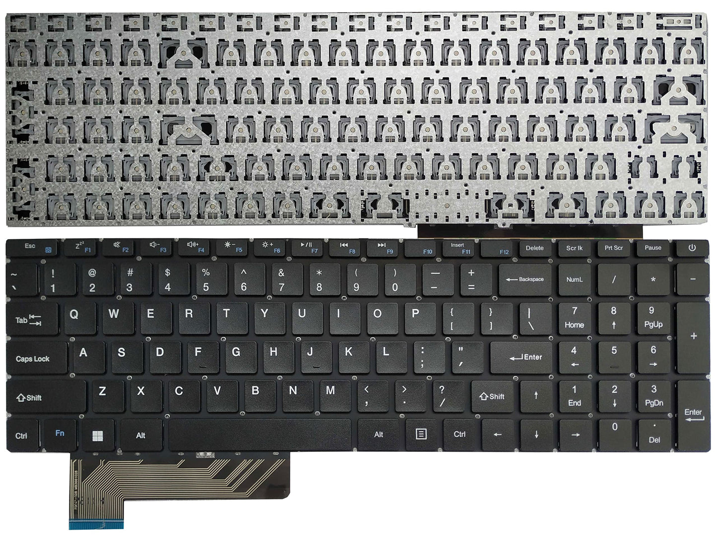 AKGIFT Laptop Replacement Keyboard Compatible for Gateway GWTN156-1BK GWTN156-1BL GWTN156-1GR GWTN156-1RG US Layout