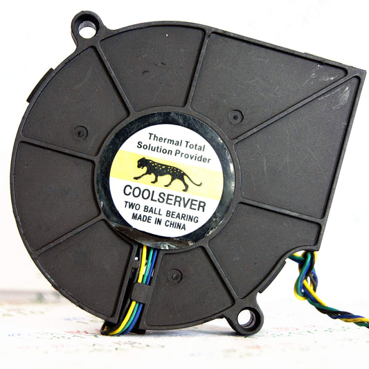 for EVERFLOW B127515BU 12V 0.80A 7515 4-Wire CPU Cooling Fan