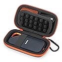 Yinke Hard Case for SanDisk Extreme Pro/SanDisk Extreme Portable External SSD 500GB 1TB 2TB, Travel Case Protective Cover Storage Bag
