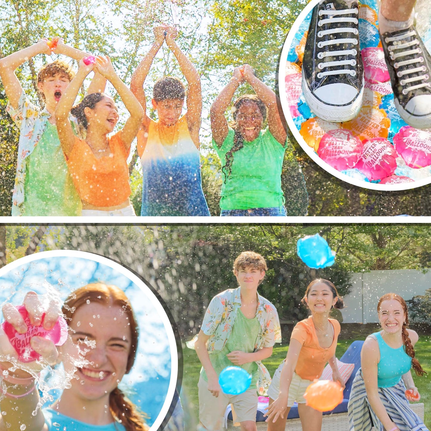 NERF Better Than Balloons Water Toys, 108 Pods, Easy 1 Piece Clean Up, Lots of Ways to Play, Backyard Water Fun, Gifts for Kids, Ages 3+