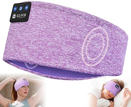 LOVE EYE Sleep Headphones Wireless Headband Headphones Bluetooth 5.4 for Side Sleeper Bluetooth Headband Earphones for Sports for tech Gadgets Gifts…