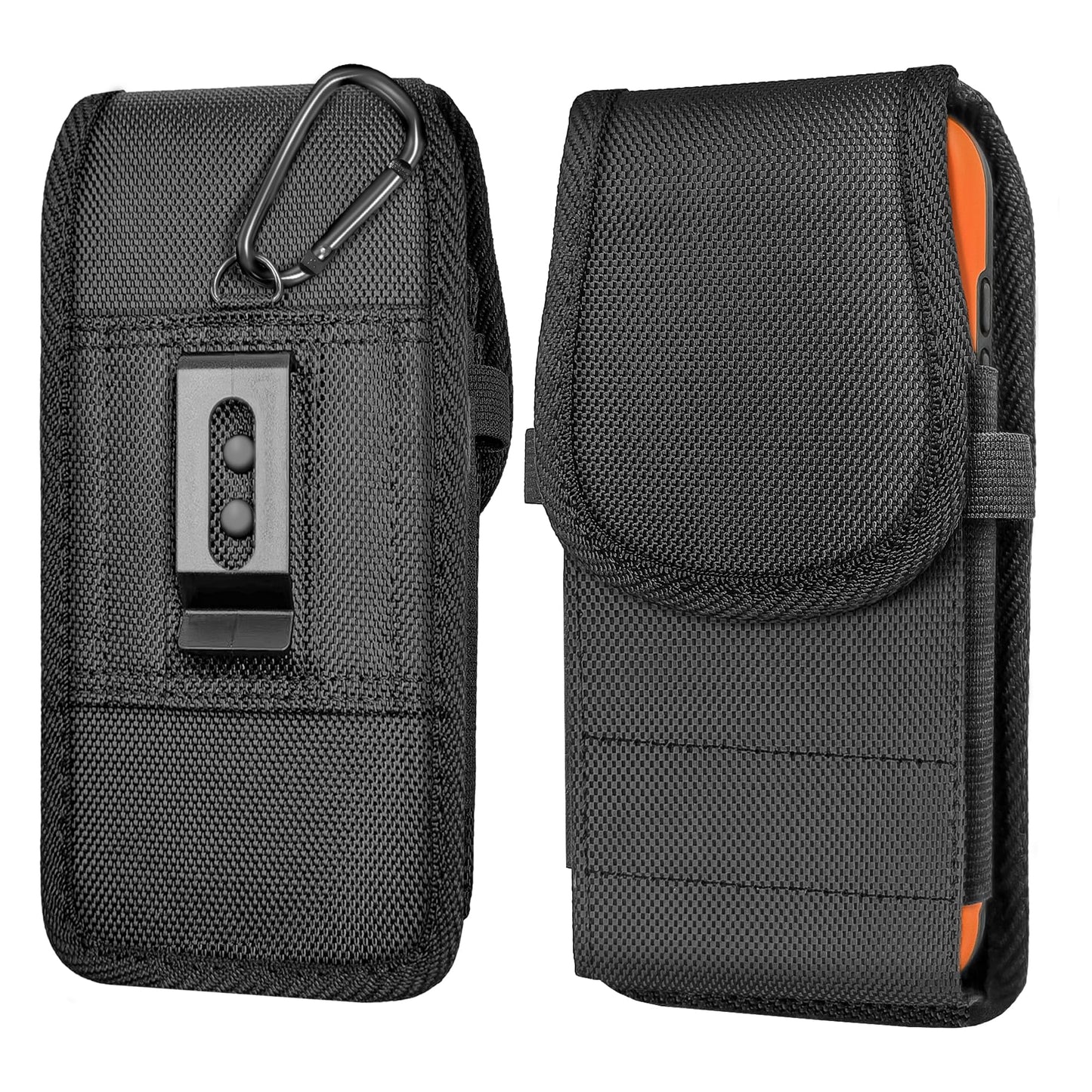 DeBin Nylon Holster for Samsung Galaxy A12, A13, A16, A17, A26, A32, A35, A36, A53, A54, A56 5G, [Magnetic Closure] Cell Phone Belt Holder Case