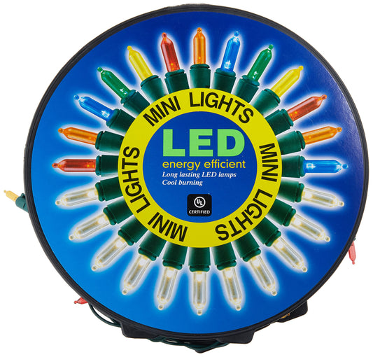 SIENNA LLC 37 Ft Reel Pack 150 Led M5-Incandescent Transparent Multi