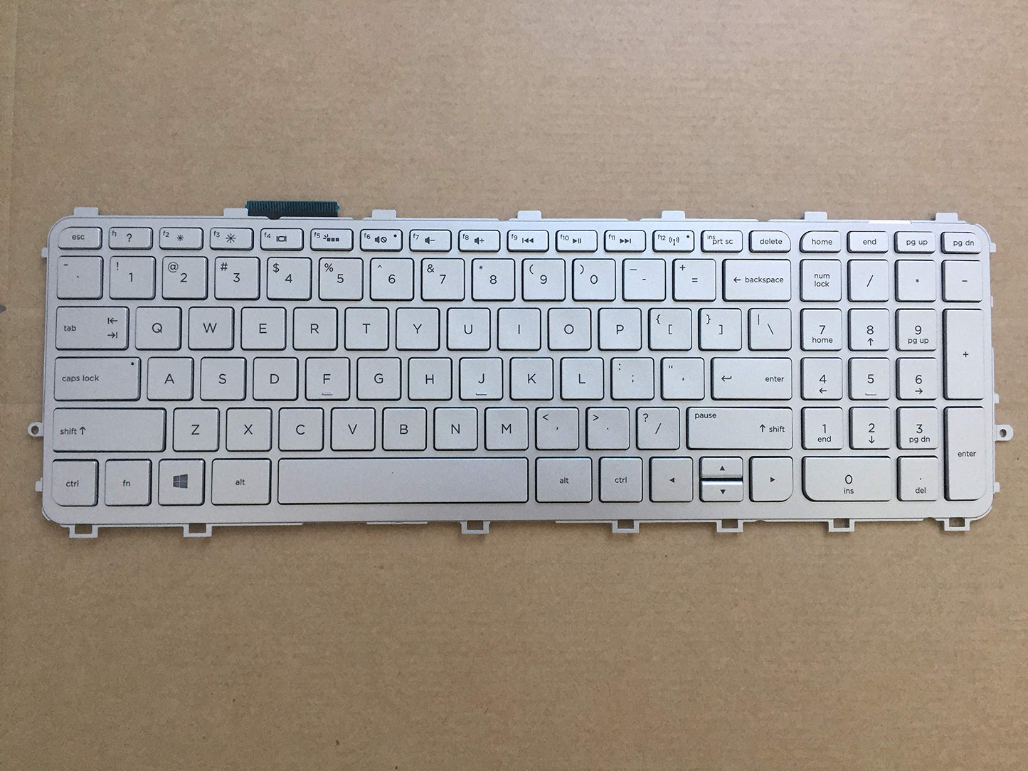 Original New for HP Envy Touchsmart M6-N015DX M6-N113DX M6-N168CA US Backlit Laptop Silver Keyboard