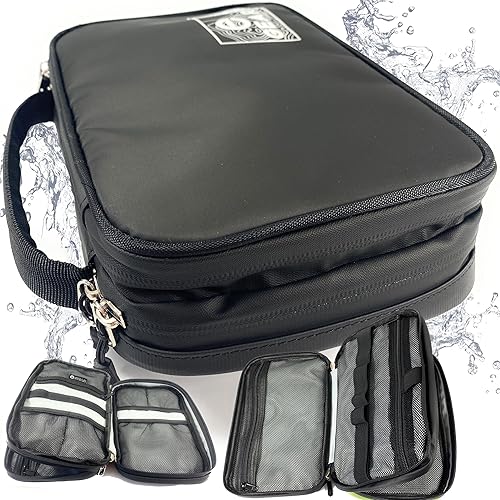 Enthusiast Gear Waterproof Electronics Organizer - Durable Travel Case for Cords, Chargers, and Gadgets - Compact, Lightweight, and Perfect for