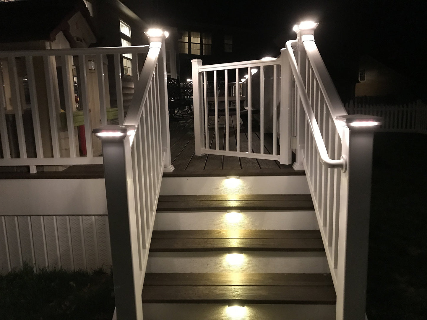 Tru-Scapes® Deck Step Riser Lights (White, 3", 2700K Warm White)