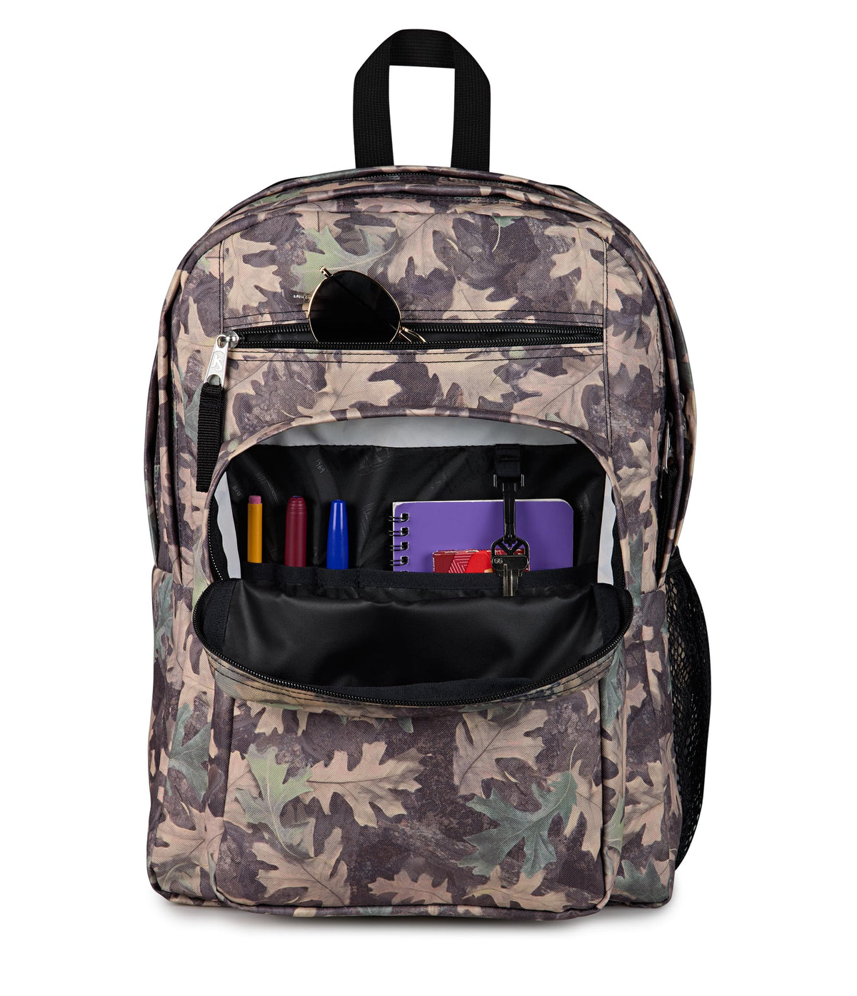 JanSport 34L Big Backpack - 15 Inch Laptop Sleeve, Woodland Camo
