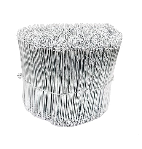 Zeluga 23-268 6in. 16 Gauge 1000 Pc. Stainless Steel Double Loop Reinforcement Cable Rebar Wire Ties