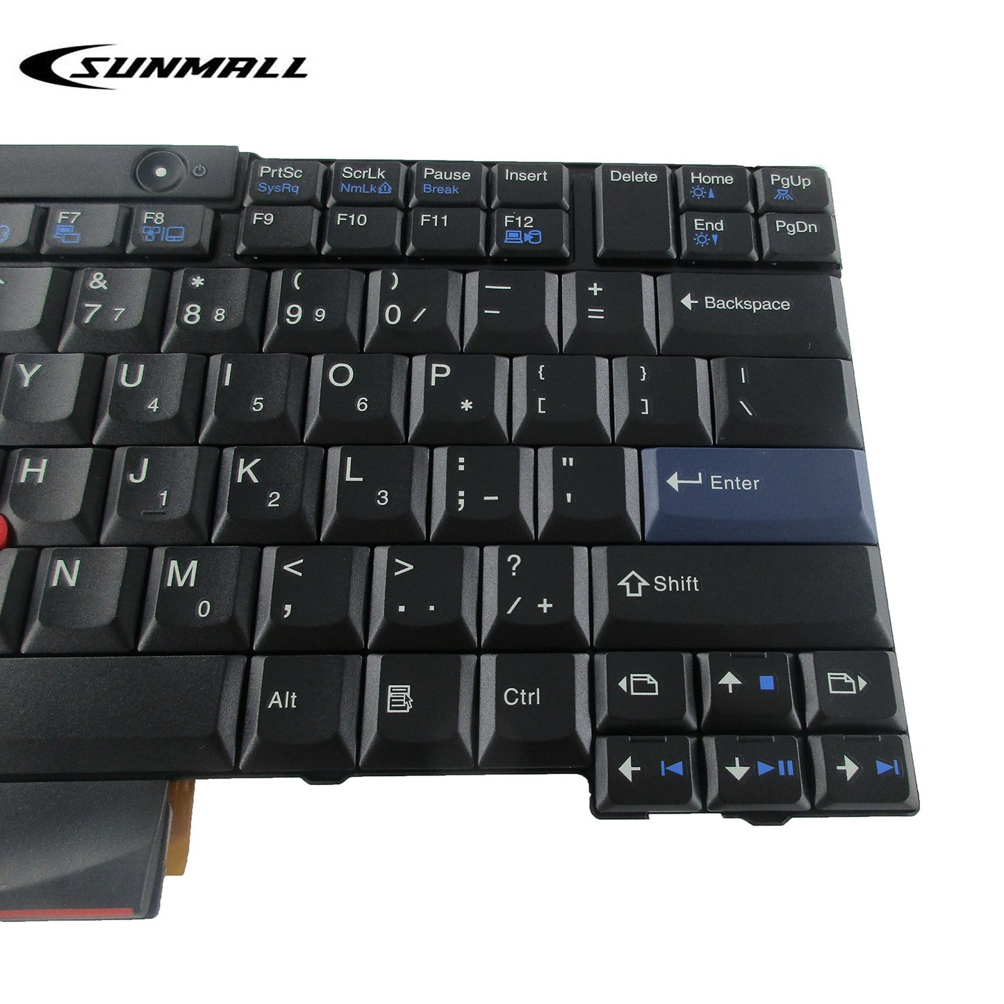 SUNMALL T410 Keyboard, New Laptop Keyboard with Pointer Compatible with Lenovo ThinkPad t410 t420 t510 t520 x220 t400 t420s US Layout Black