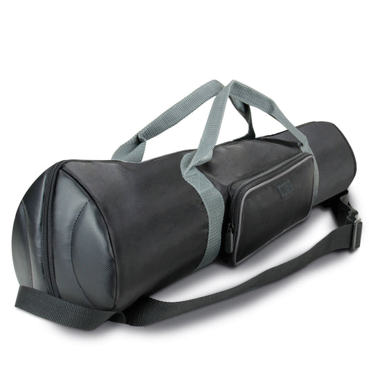 USA Gear Padded Tripod Case Bag - Holds Tripods from 21 to 35 inches - Adjustable Size Extension, Storage Pocket and Shoulder Strap for Professional