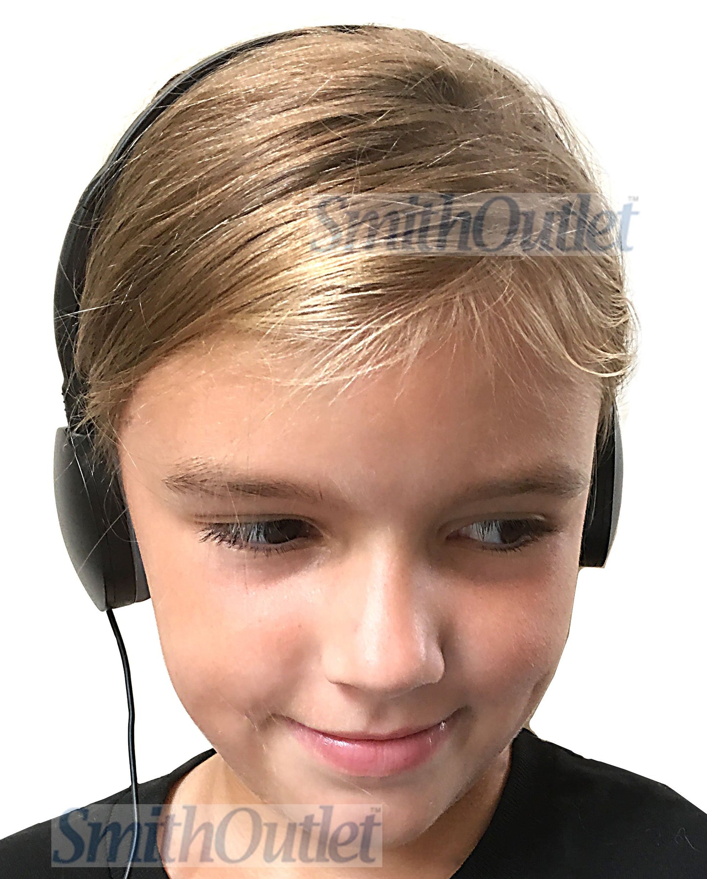 SmithOutlet 50 Pack Class Set Headphones in Bulk for School, Classroom, Student Testing, Library, Computer Labs | Model SG-ID55-50 Black | Wired 3.5…