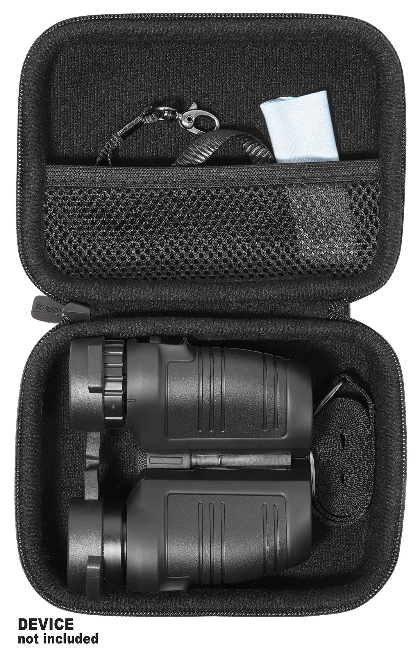 CaseSack Binoculars Case Compatible with 15x25, 12x25, 10x25, 16x21 Binoculars Like Occer, Hontry, Gskyer, SkyGenius, Aurosports, Pentax, Beenate