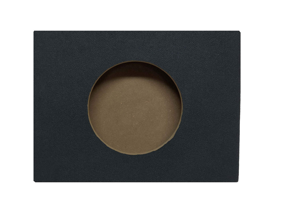 Bass Rockers BR Single 12" Shallow Subwoofer Box Low Sealed Slim Enclosure