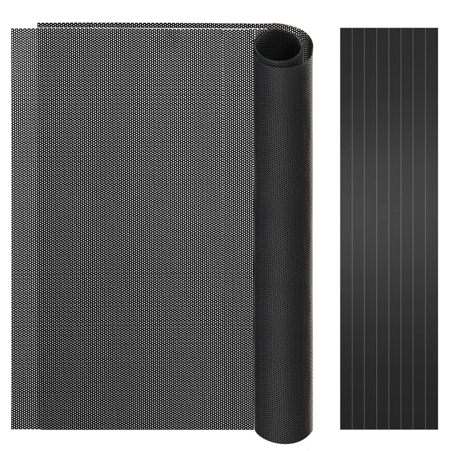 MoKo 400x300mm DIY PC Case Dust Mesh Filter, [2 Pack] PVC Dustproof Magnetic Dust Filter Cover, PC Mesh Grill with Magnetic Frame Strip Computer