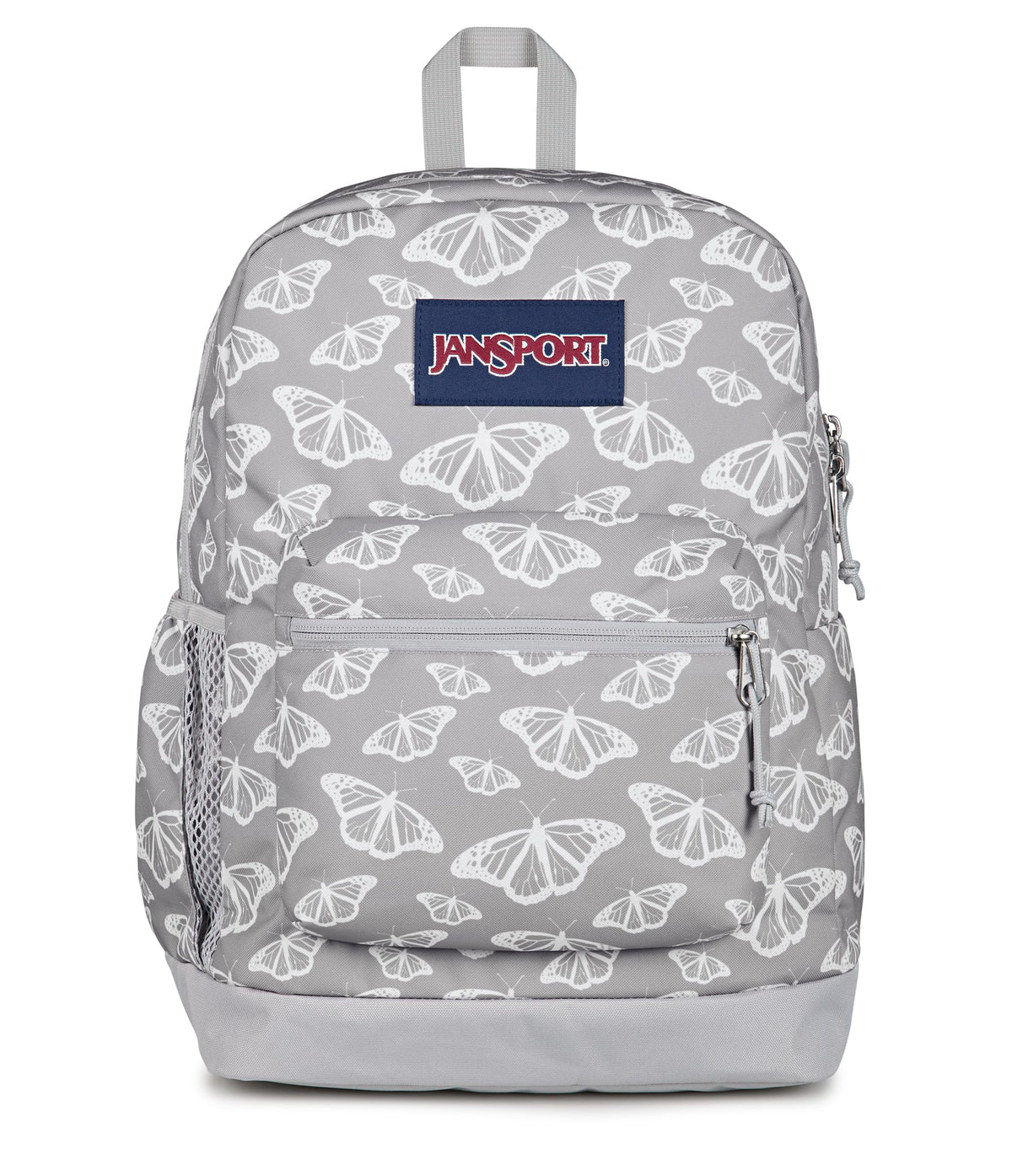 JanSport 26L Cross Town Plus Backpack, Flutter By Grey