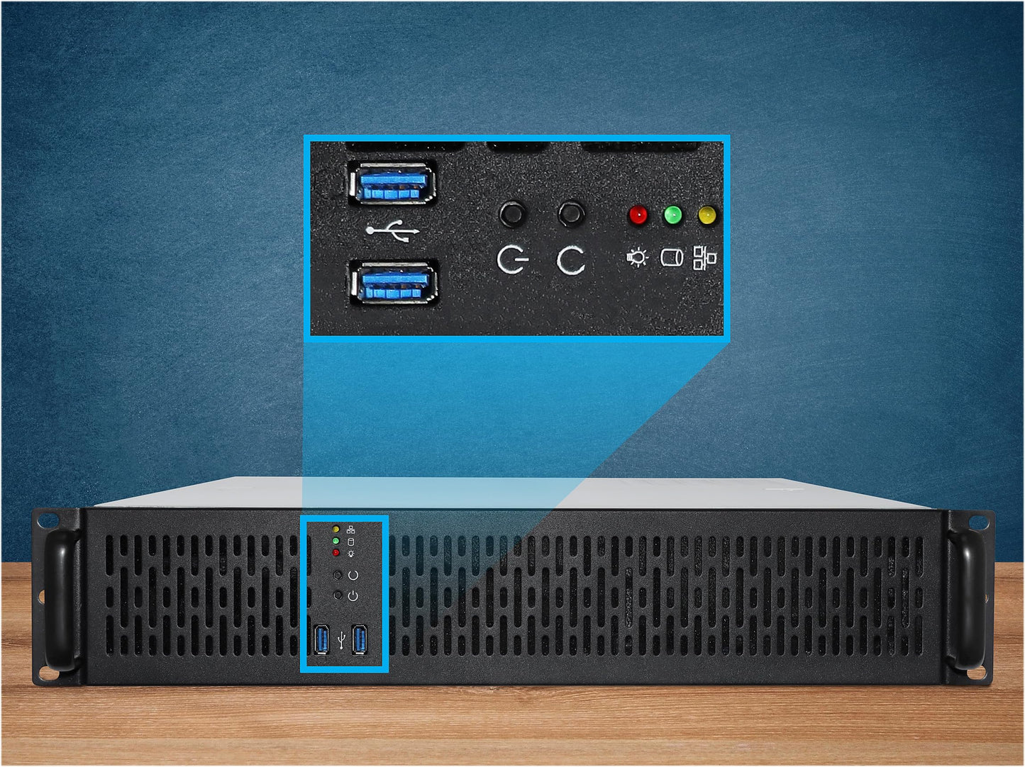 Rosewill 2U Server Chassis Rackmount Case, 4X 3.5 Bays, 2X 2.5 Devices, Micro-ATX Compatible, 2X 80mm PMW Fans, 2X USB 3.0 - RSV-Z2800U