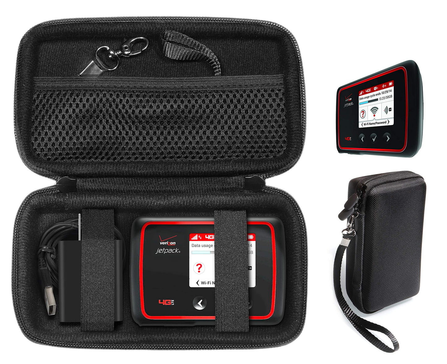 CaseSack Case for Verizon Jetpack Hotspot WiFi Device, MiFi 6620L, 8800L, Jetpack 4G LTE Mobile Hotspot, TP-Link AC750 Wireless Portable Nano Travel