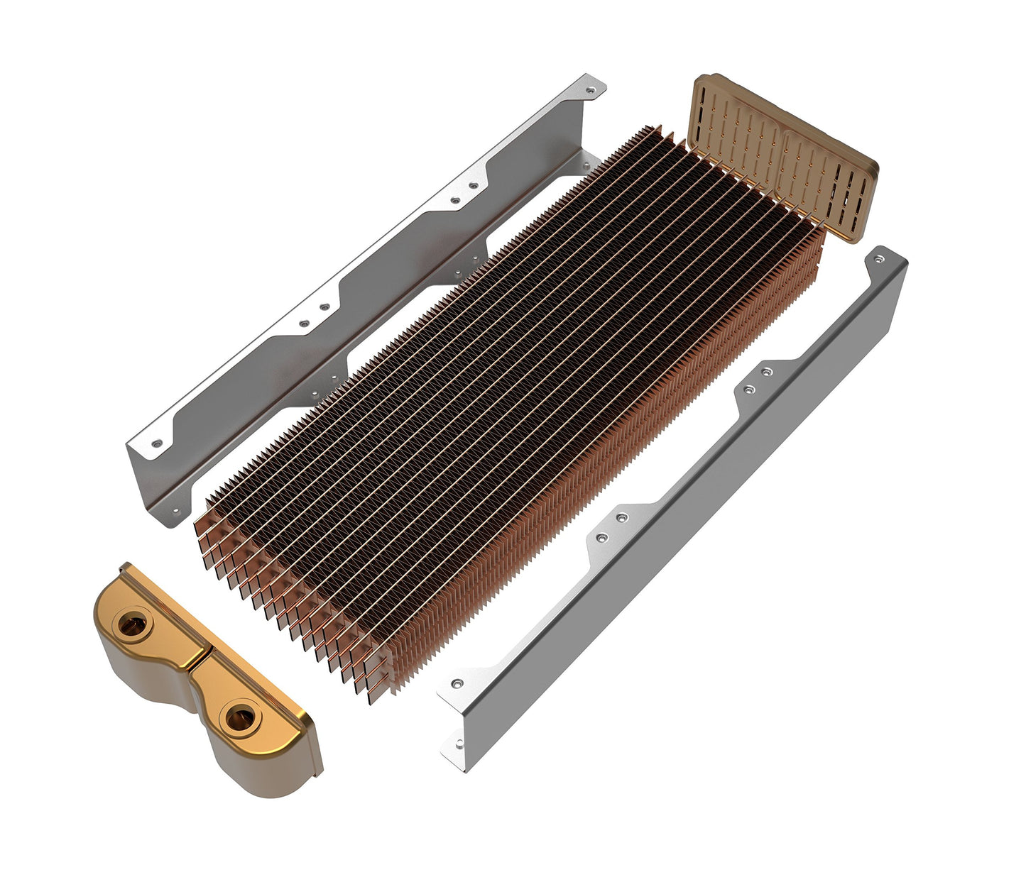 Thermaltake Pacific DIY Liquid Cooling System CL420 64mm Thick Copper Radiator CL-W193-CU00BL-A