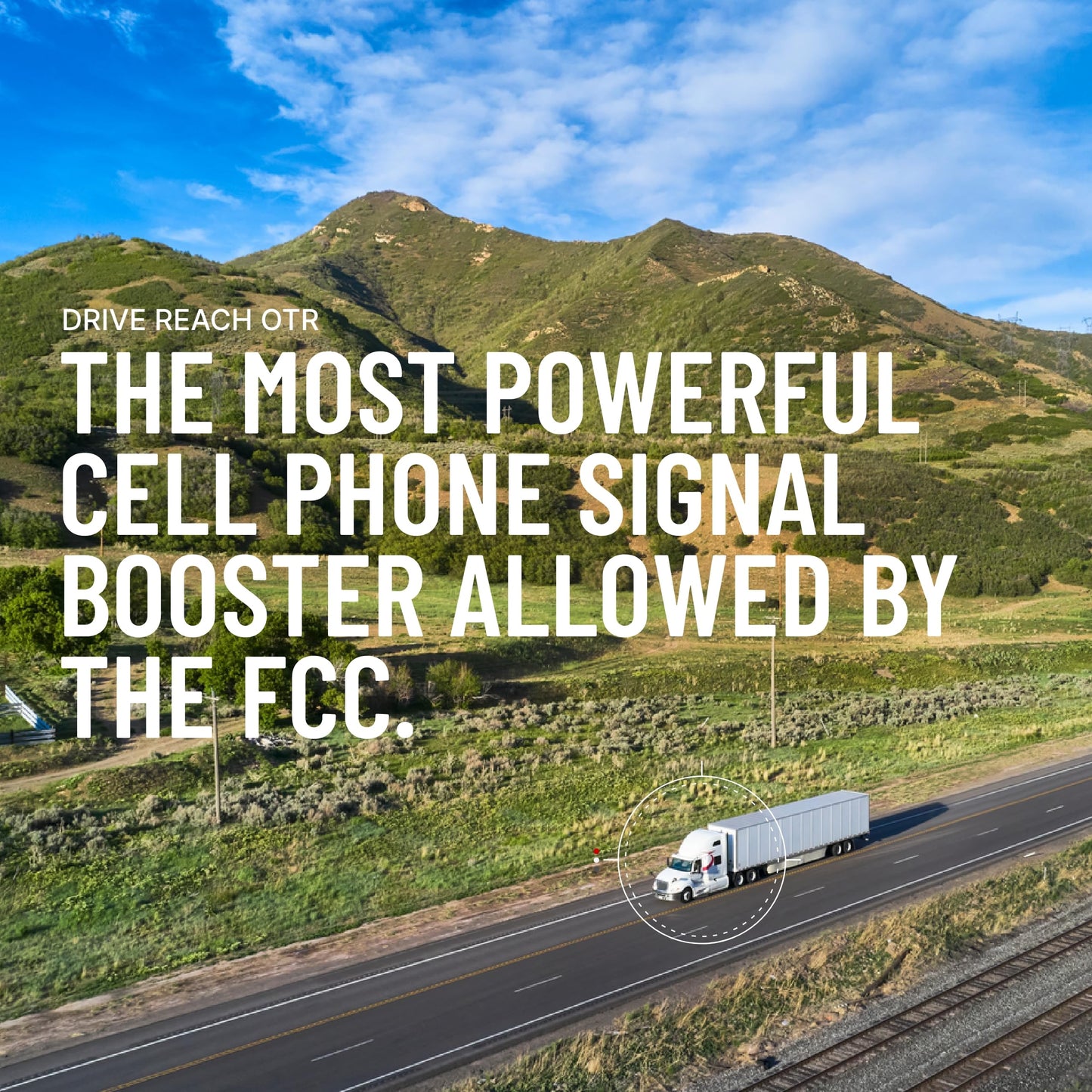 weBoost Drive Reach OTR - Cell Phone Signal Booster for Trucks and SUVs | Boosts 5G & 4G LTE for All U.S. Carriers - Verizon, AT&T, T-Mobile & more |