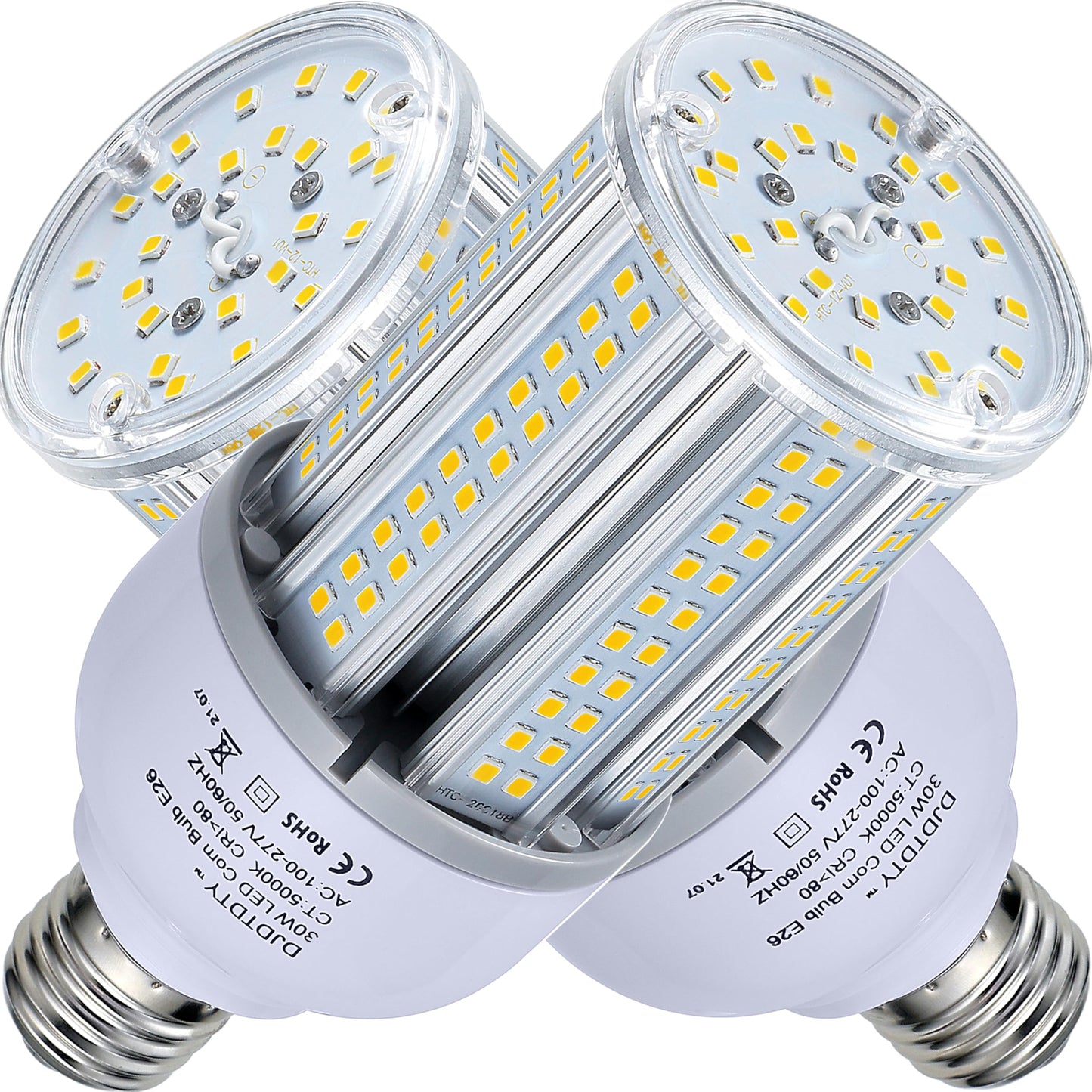 DJDTDTY Amazon High Brightness ?35W LED Corn Light Bulb, E26 Base LED Corn Lamp, 5000 Lumen 5000K Daylight 100V~277V Corn Cob Light Bulb for Indoor