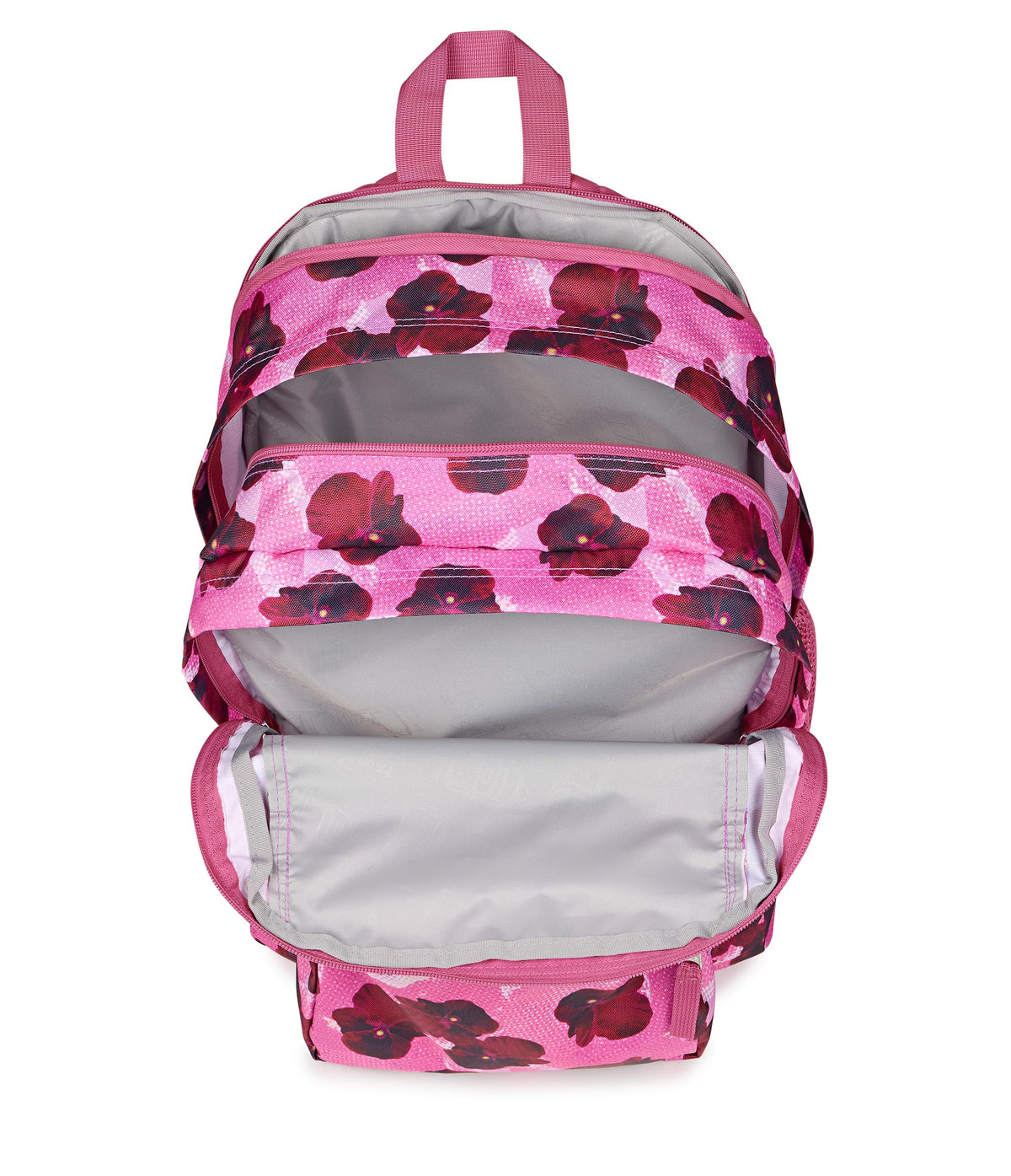 JanSport 34L Big Backpack - 15 Inch Laptop Sleeve, Pop Art Pansies