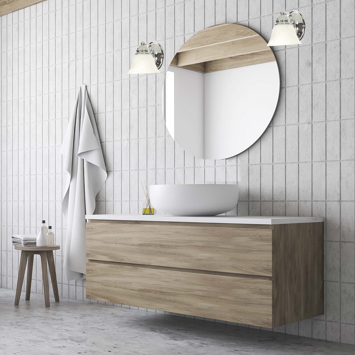 Nuvo 60/336 One Light Vanity, 1, Chrome