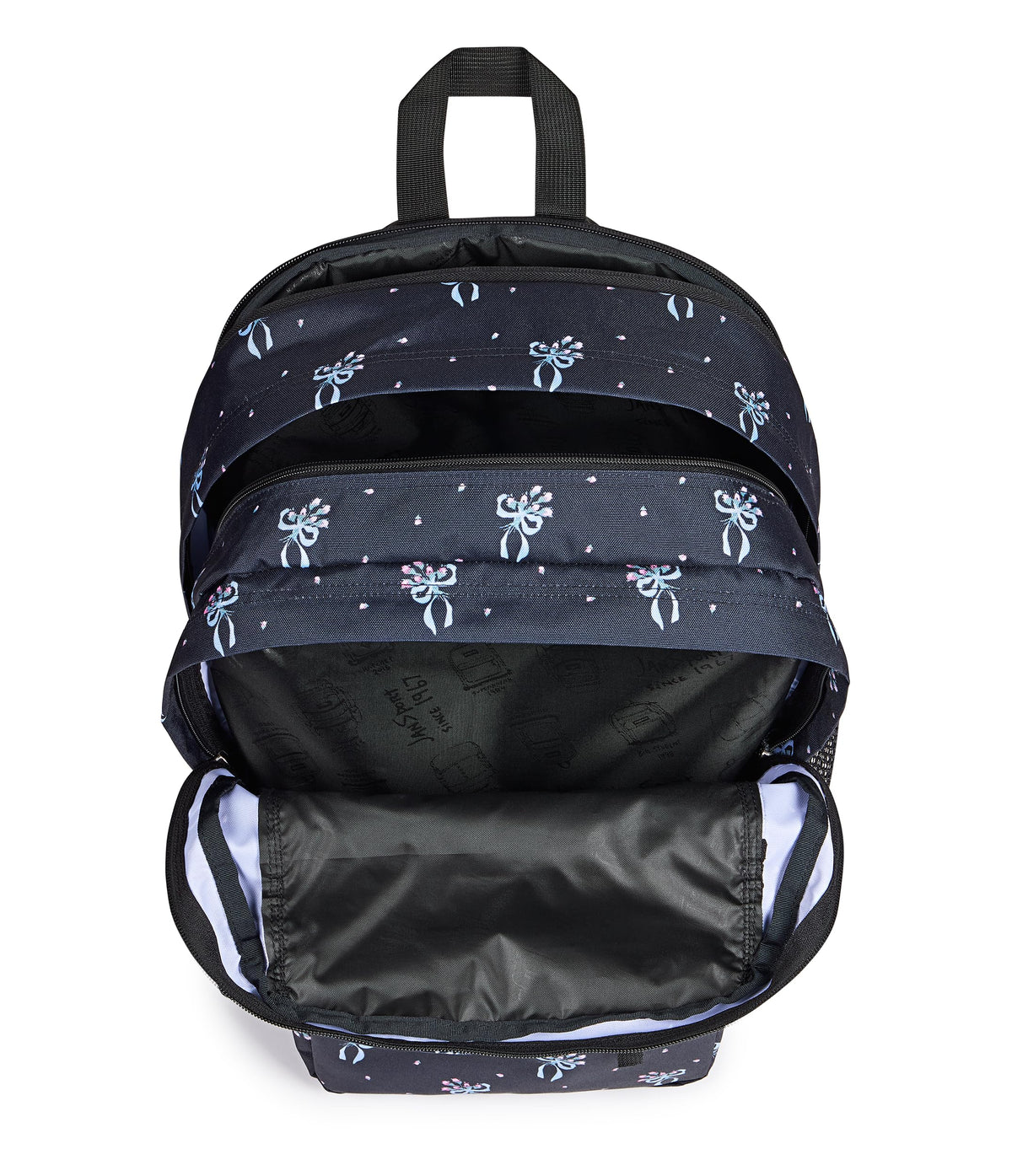JanSport 34L Big Backpack - 15 Inch Laptop Sleeve, Pastel Petals Black