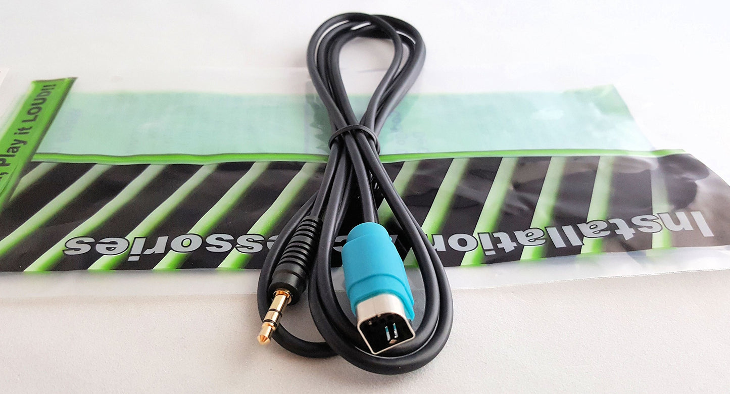 IMC Audio 3.5MM AUX Input Interface Adapter Cable KCE-237B Replace KCE-433IV for iPod MP3 Alpine IDA-X301 IDA-X301RR IDA-X303 IDA-X305 IDA-X305S CDE