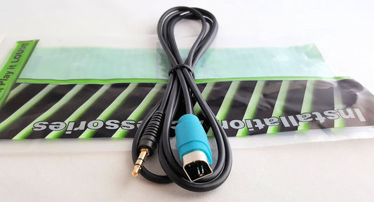 IMC Audio 3.5MM AUX Input Interface Adapter Cable KCE-237B Replace KCE-433IV for iPod MP3 Alpine IDA-X301 IDA-X301RR IDA-X303 IDA-X305 IDA-X305S CDE