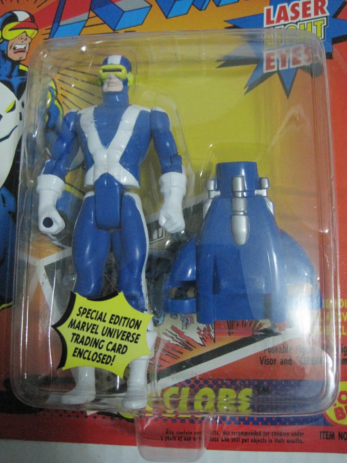 Toy Biz Marvel The Uncanny X-Men Cyclops (Laser Light Eyes) Action Figure 4.75 Inches