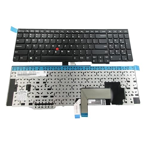 SUNMALL New Laptop Keyboard Replacement with (Frame and Pointer) Compatible with IBM Lenovo ThinkPad Edge E531 W540 W541 W550 W550S T540 T540P T550