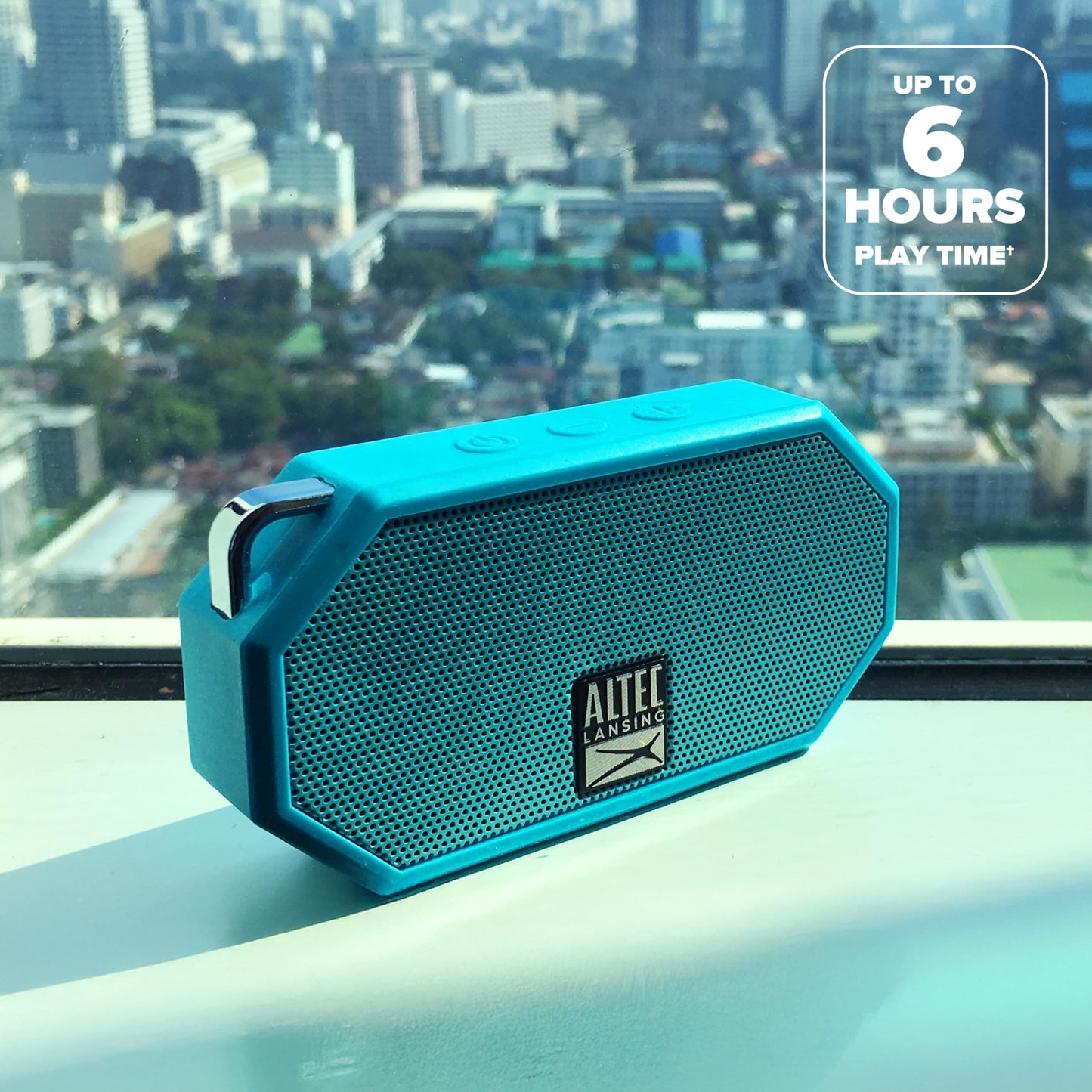 Altec Lansing Mini H2O - Waterproof Bluetooth Speaker, IP67 Certified & Floats in Water, Compact & Portable Speaker for Hiking, Camping, Pool,