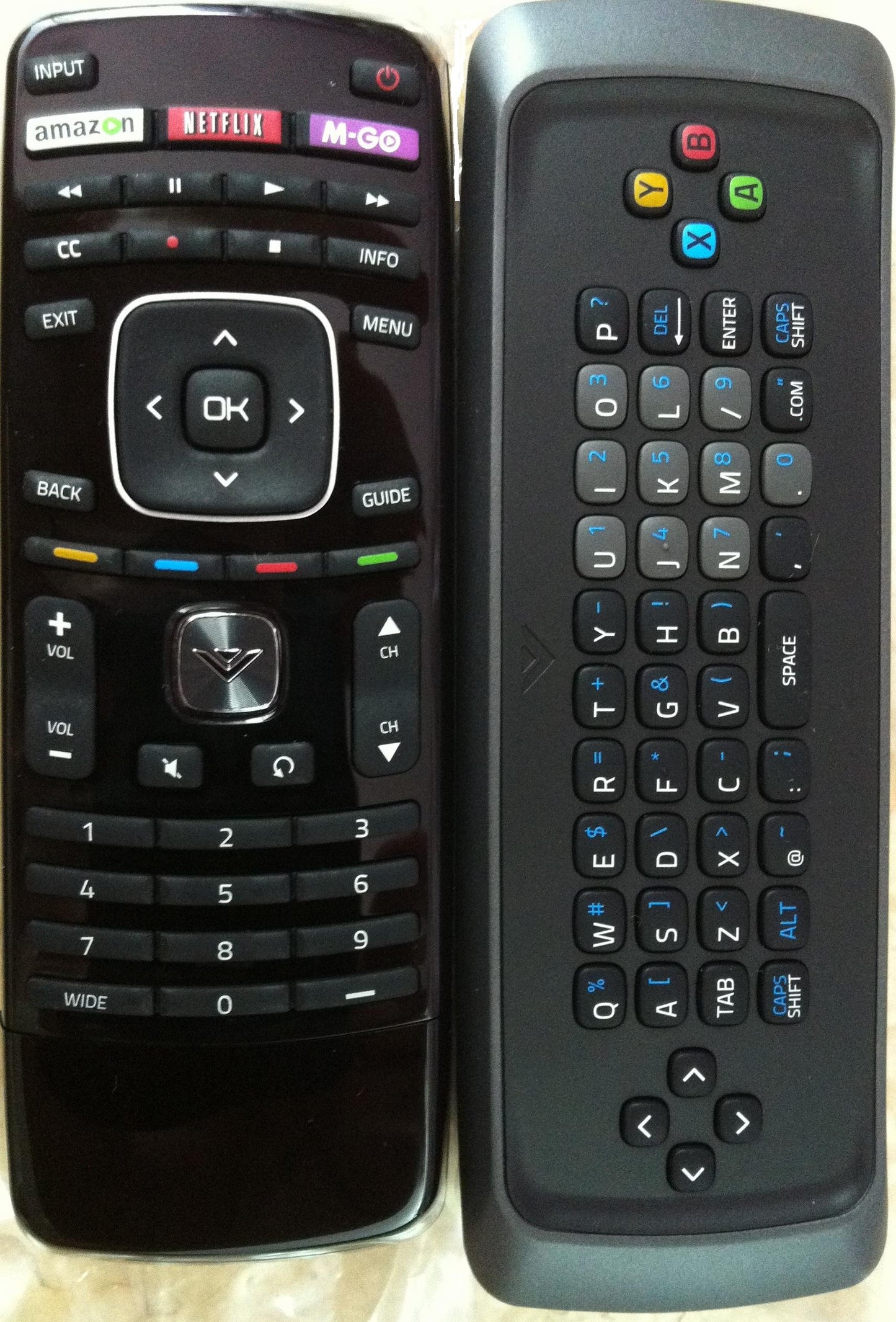 New Smart TV QWERTY Dual Side Keyboard Remote Control for XVT323SV XVT373SV XVT423SV XVT473SV XVT553SV -This is Original Remote, do not Need Any