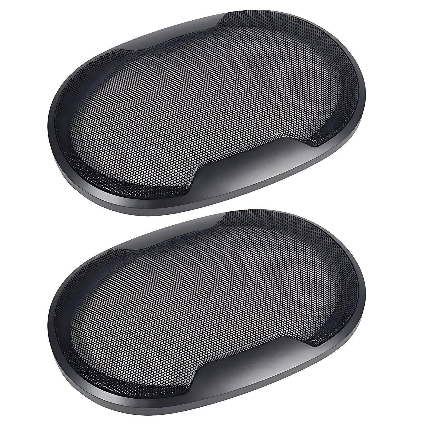 1Pair 6x9inch Speaker Grill Mesh, Auto Woofer Circle Grille Guard Protector Cover Audio Subwoofer Speaker Grille