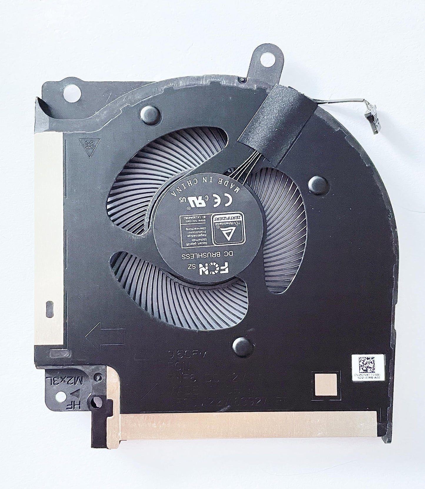 Fleshy Leaf CPU+ GPU Cooling Fan Replacement for DELL Alienware X17 R1 X17R1 X17 R2 X17R2 2021 Series DC12V 0.40A EG50061S1-1C050-S9A