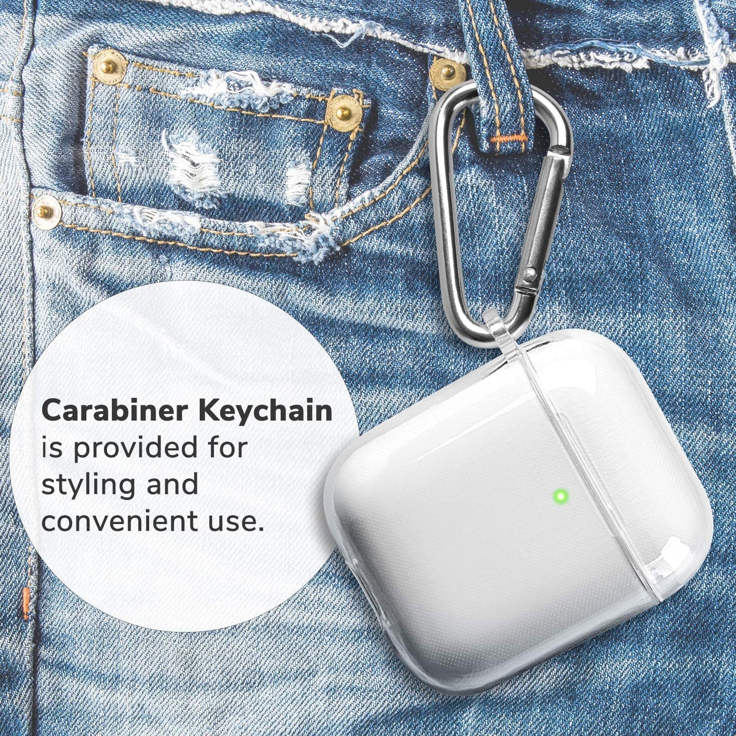 IKPYTREE Custom Name & Initial Crystal Clear Case for AirPods 4th Generation Pro/Pro 2 and 3rd Generation?Thin Shockproof Protective Customized