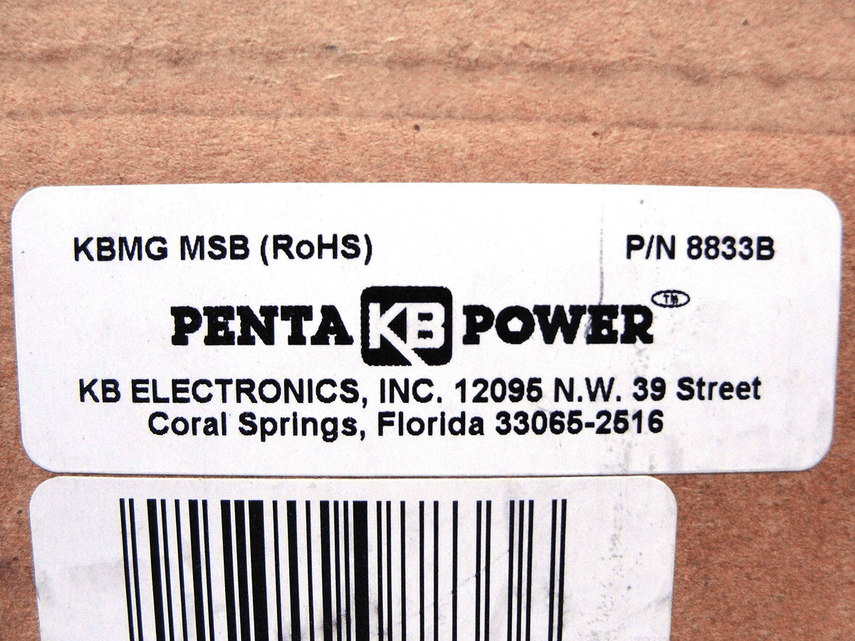 KB ELECTRONICS 8833 CAN BE Controlled from A PLC, KBMG MSB, Multi-Speed Board, SCR Variable Speed Control